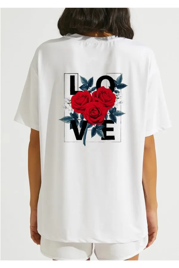Love Printed Oversize T-shirt