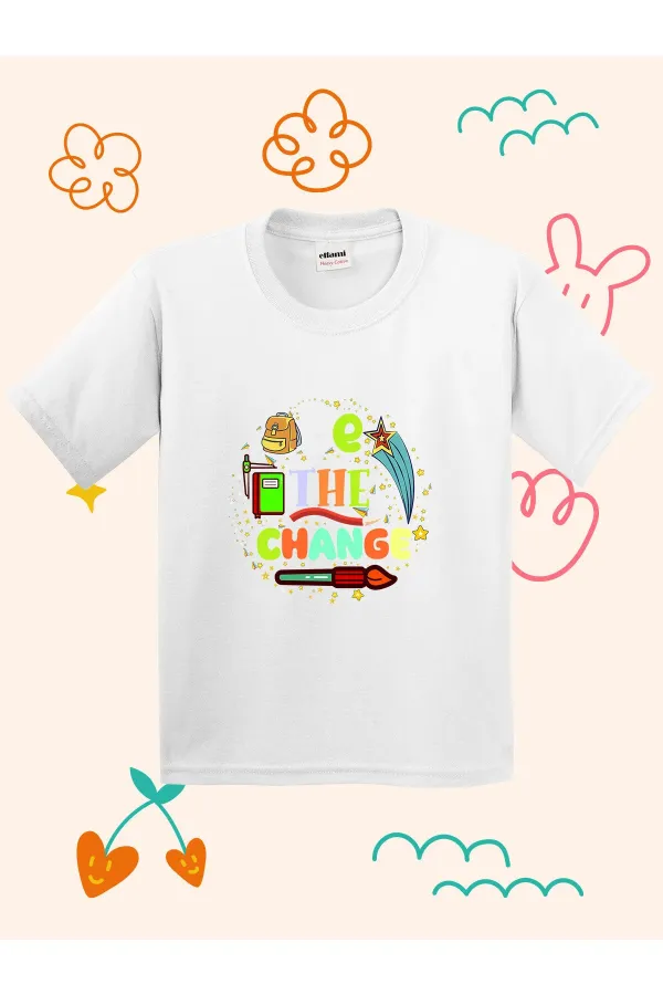 Be The Change Printed Kids T-shirt
