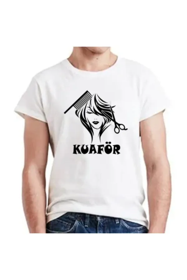 Women's White Professional Gift Hairdresser T-Shirt