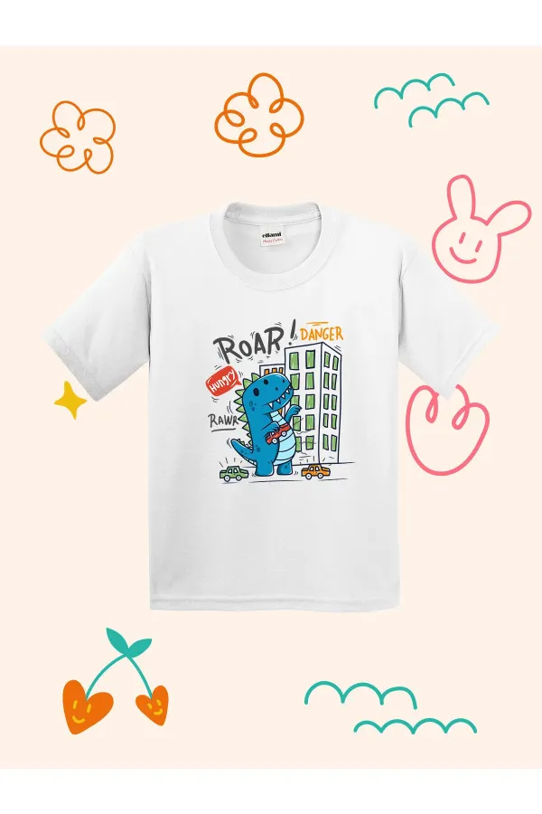 Roar Dino Printed Kids T-shirt
