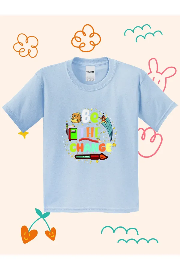 Be The Change Printed Kids T-shirt