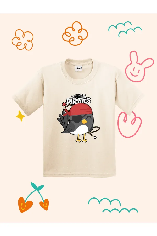 T-shirt enfant imprimé Petits Pirates
