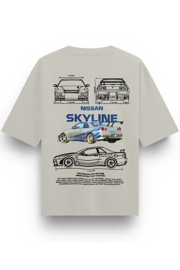 Nissan Skyline Oversize Unisex Tshirt