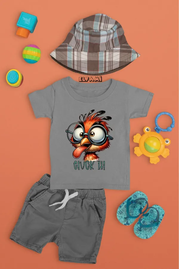 T-shirt imprimé dessin animé pour filles/garçons