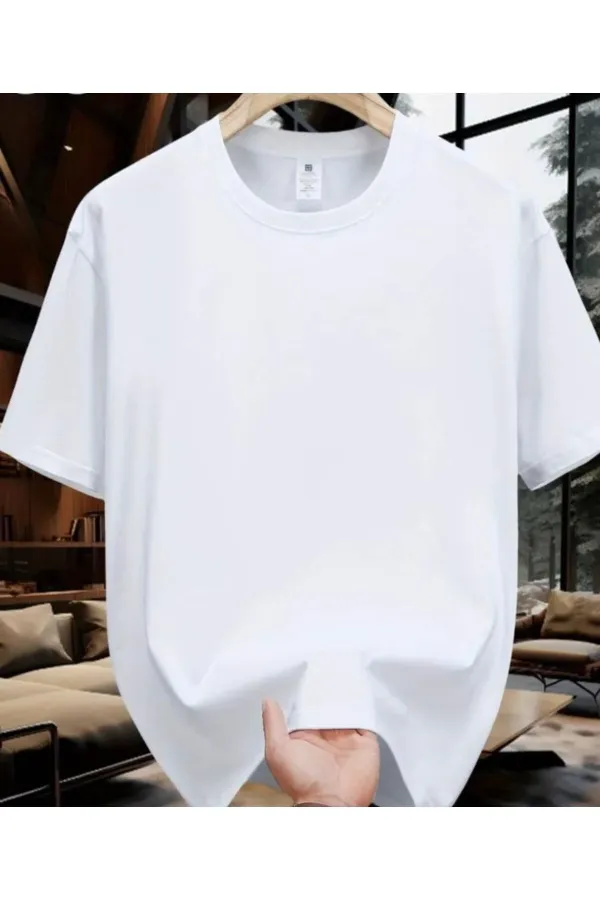 Unisex White Oversized T-shirt