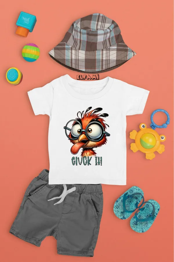 T-shirt imprimé dessin animé pour filles/garçons