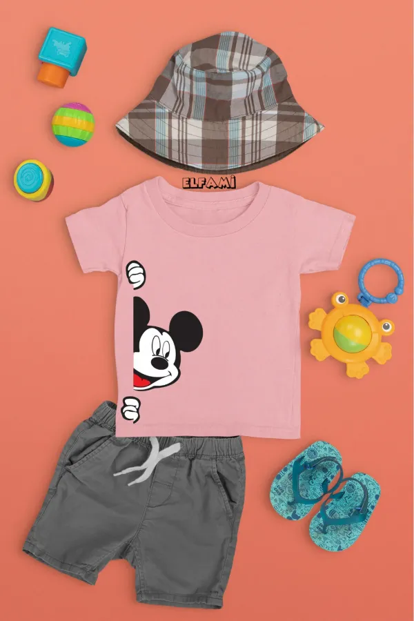 T-shirt imprimé dessin animé pour filles/garçons
