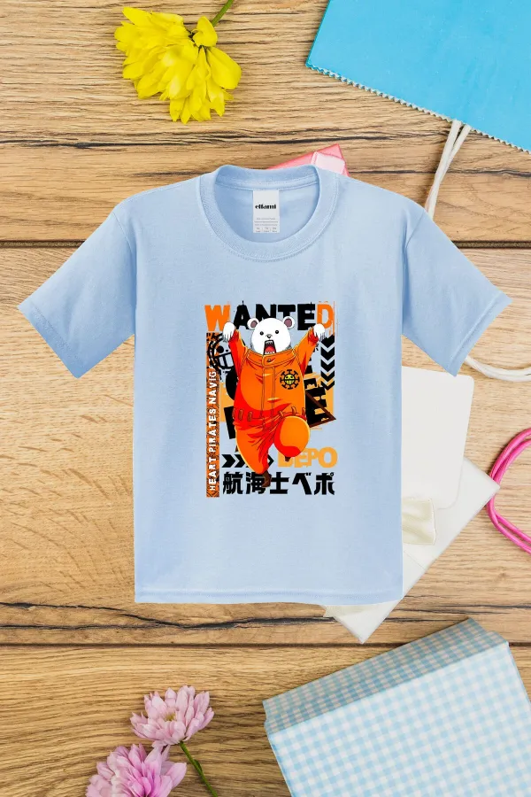 T-shirt imprimé OnePiece Bepo pour enfants