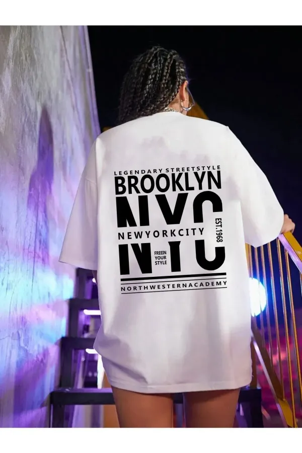 Unisex Brooklyn Relaxed Fit Oversize T-shirt Unisex Brooklyn Relaxed Fit Oversize T-shirt