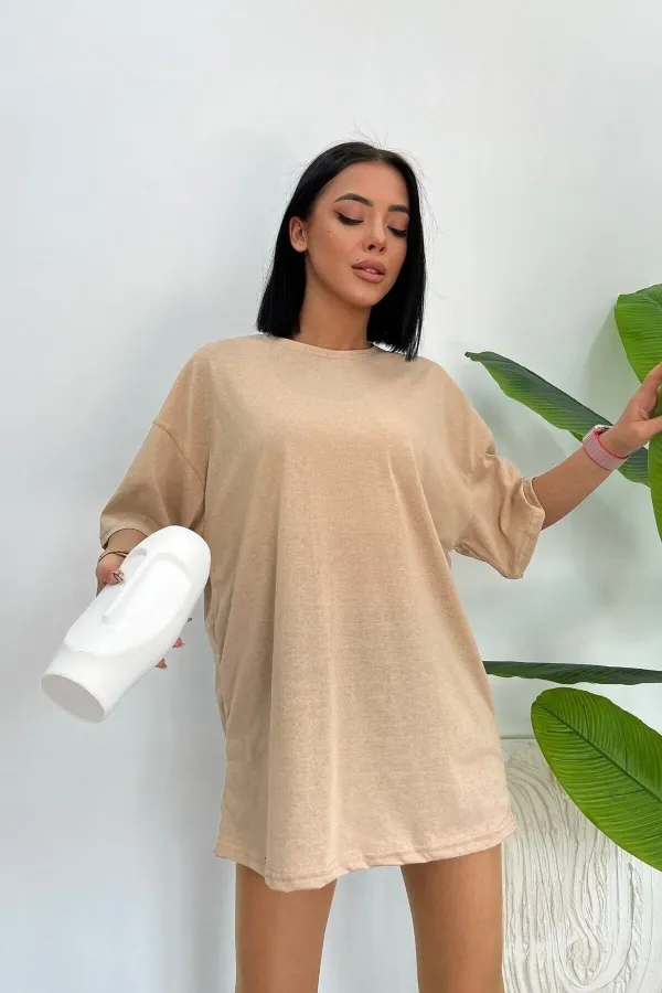 Unisex Cotton Crew Neck Oversize T-shirt