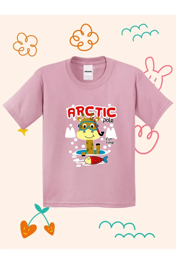 Kutup Zürafası Çocuk T-shirt