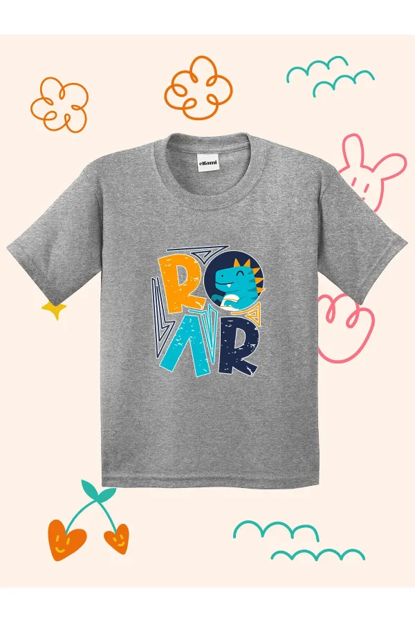Dino Roar Printed Kids T-shirt