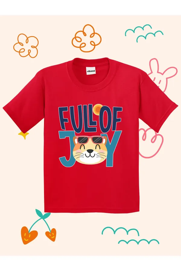 Full Of Joy Printed Kids T-shirt