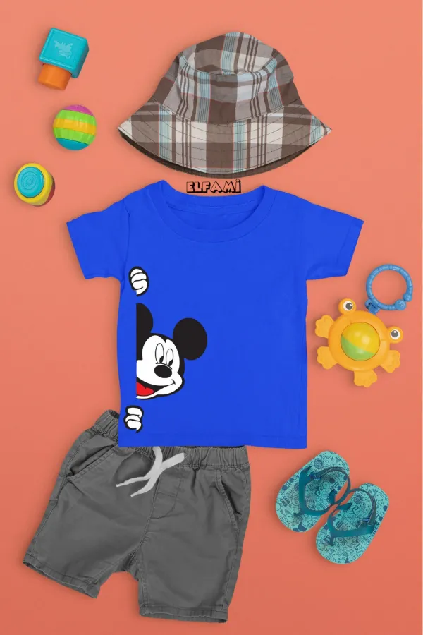 T-shirt imprimé dessin animé pour filles/garçons