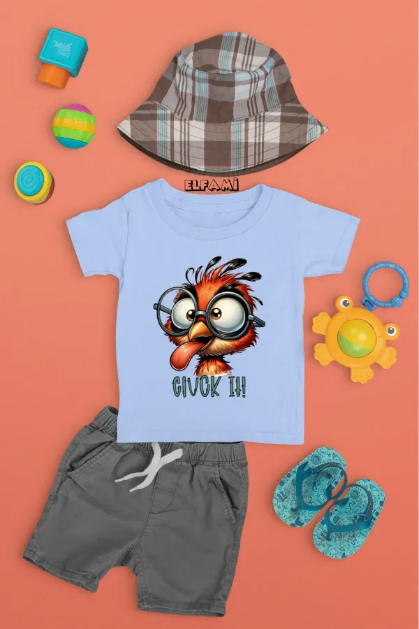 T-shirt imprimé dessin animé pour filles/garçons