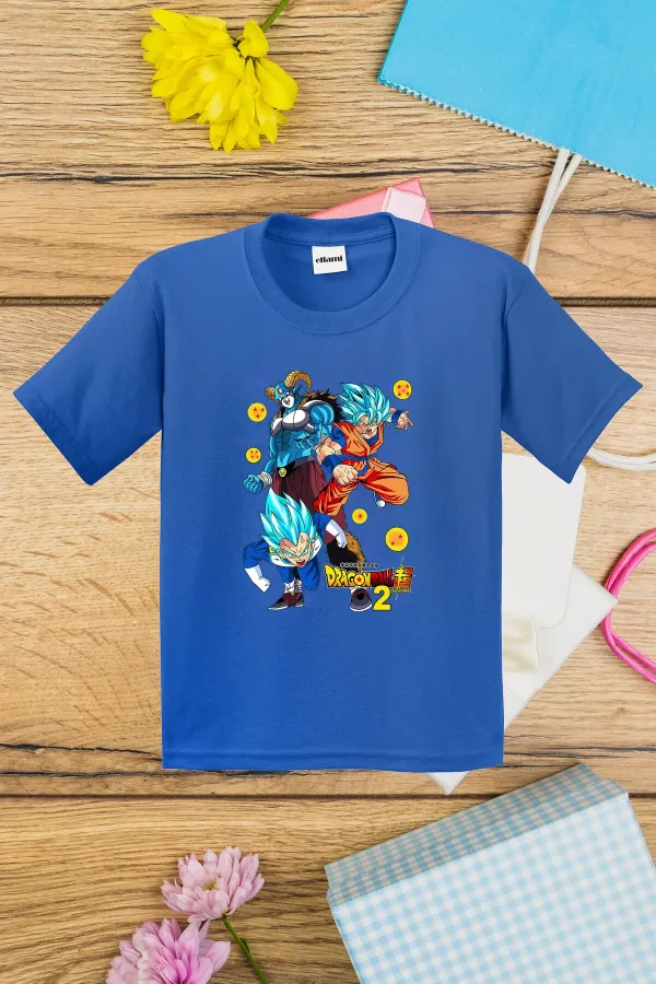 T-shirt imprimé Dragon Ballz 2 pour enfants