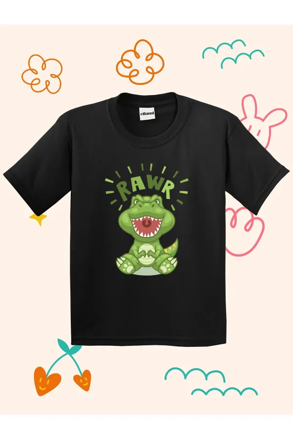 Rawr Religious Printed Kids T-shirt