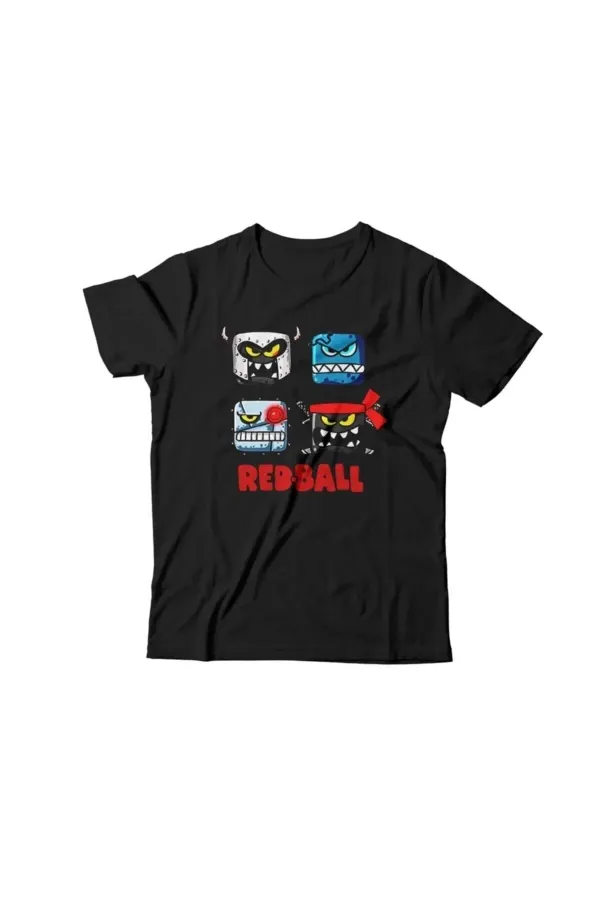 Redball Kids Black T-Shirt