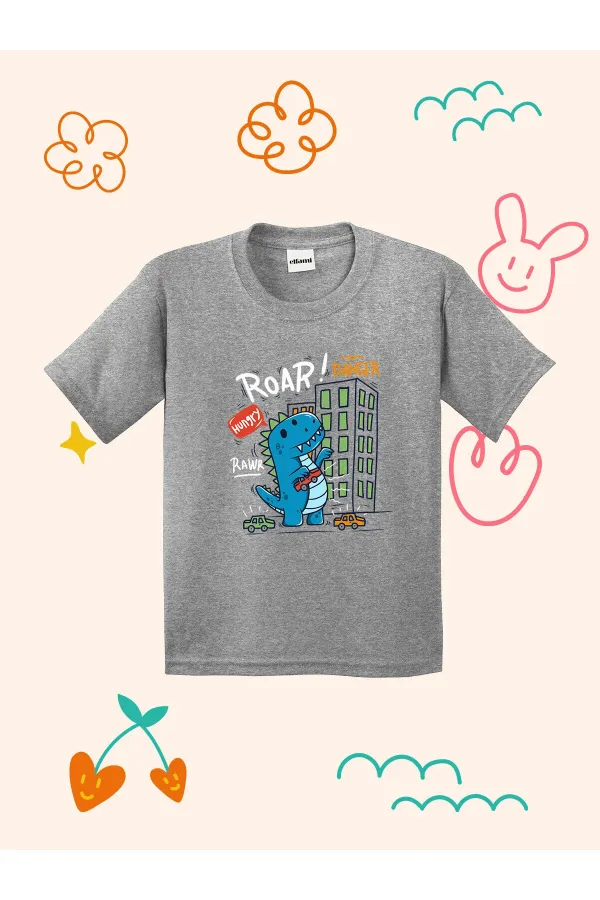 Roar Dino Printed Kids T-shirt