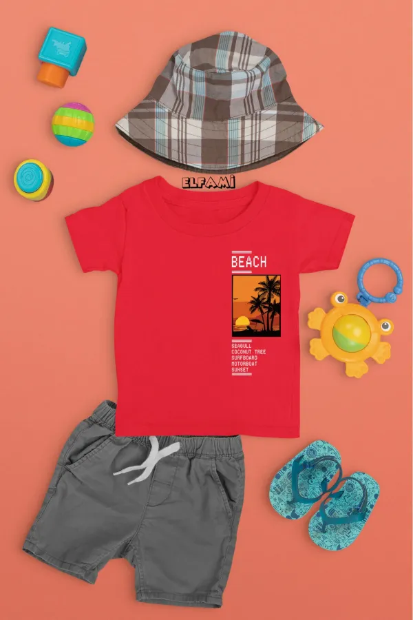 T-shirt imprimé NASA pour filles/garçons