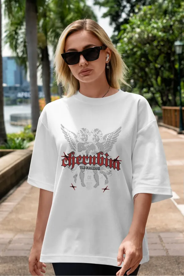 Unisex Men's/Women's THE GUARDIANS Custom Printed Oversize Cotton Crew Neck T-Shirt
