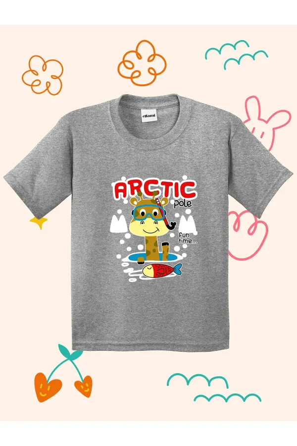 T-shirt enfant Girafe Polaire