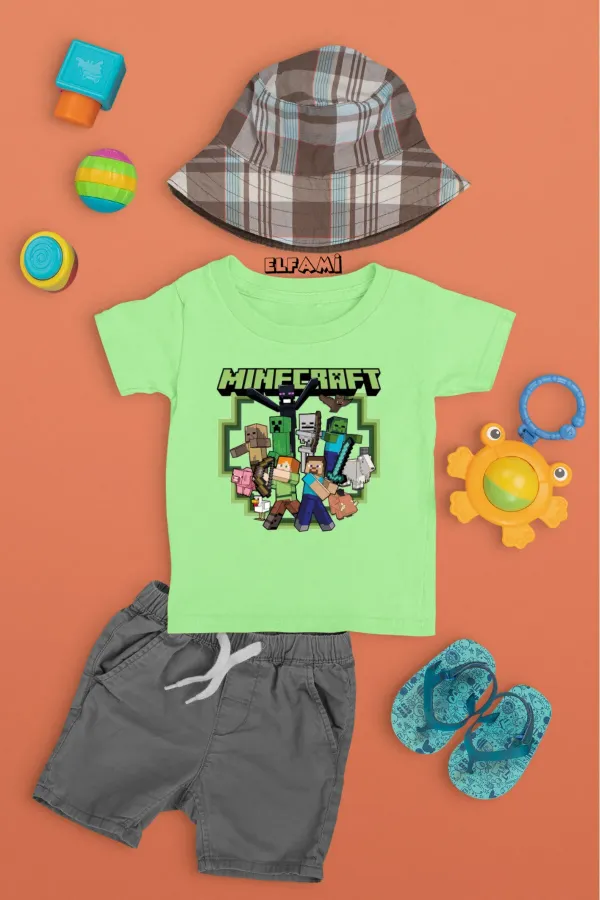 T-shirt imprimé Creeper pour fille/garçon