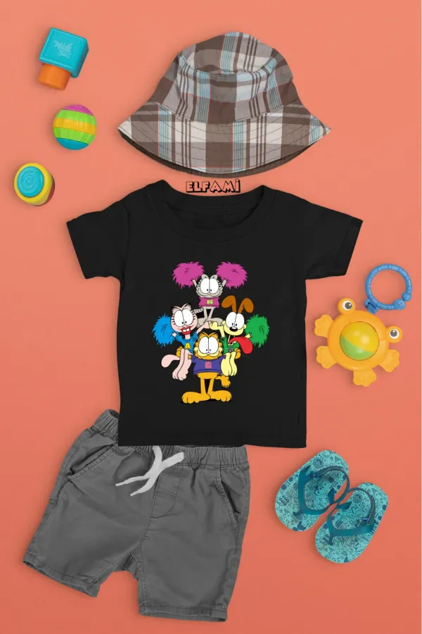 T-shirt imprimé dessin animé pour filles/garçons