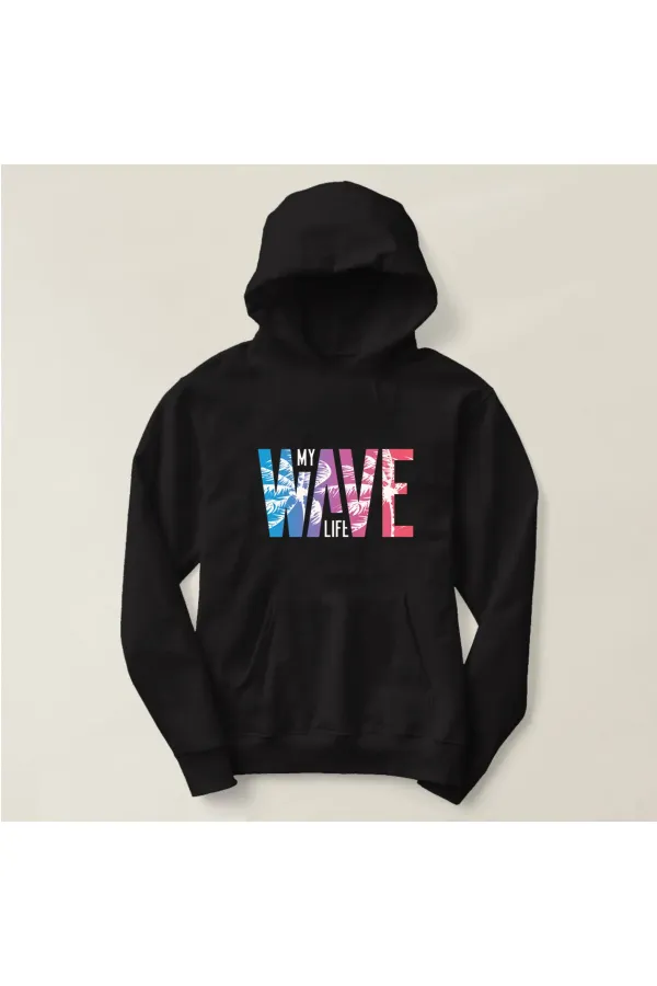 Unisex Printed Oversize Hooded Sweatshirt Unisex Printed Oversize Hooded Sweatshirt