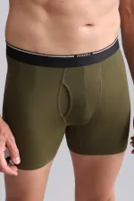 Mısırlı BAMBU SPARTACUS PERFORMANCE Long Boxer Koyu Haki