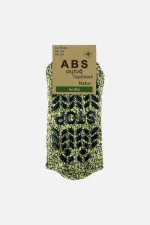 Chaussettes d'hiver jaunes en laine mérinos pour femmes égyptiennes, coupe-froid, semelle antidérapante.