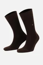 Mısırlı Men's Organic Cotton Single Socket Socks Brown