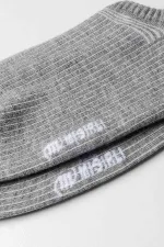 Mısırlı Kadın Bambu Tekli Yazlık No Show Çorap Gri