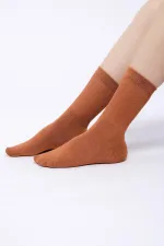Mısırlı Kadın Modal Tekli Soket Çorap Kiremit