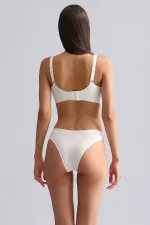 Mısırlı Modal By TENCEL HERA Brief İnce Lastikli 3'Lü Slip Külot Ekru