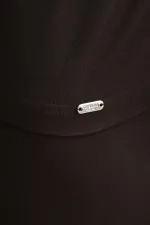 Mısırlı BAMBU ZEUS LUXURY Regular Fit V Yaka Fanila / T-Shirt Kahverengi