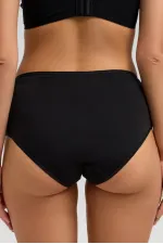 Culotte taille haute en modal égyptien noir