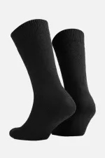Chaussettes thermiques unisexes égyptiennes noires à une seule prise