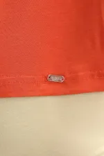 Mısırlı BAMBU ZEUS LUXURY Regular Fit V Yaka Sporcu Atlet / T-Shirt Pas Kırmızı