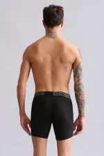 Mısırlı Modal By TENCEL SPARTACUS PERFORMANCE Long Boxer Siyah