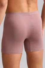Mısırlı BAMBU ZEUS LUXURY Regular Fit Metal Armalı Long Boxer Lavender