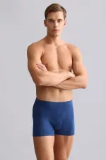 Boxer bleu marine Egyptian BAMBOO ZEUS coupe classique