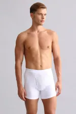 Mısırlı ORGANIC Cotton SPARTACUS PLUS PERFORMANCE Long Boxer White