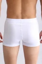 Mısırlı ORGANIC Pamuklu Compact Cotton Klasik Boxer Beyaz