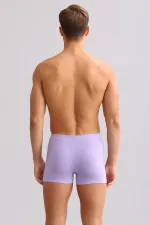 Mısırlı BAMBU ZEUS LUXURY Regular Fit Metal Armalı Boxer Mor