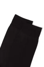 Mısırlı Men's Mercerized Single Summer Ankle Socks Dark Brown