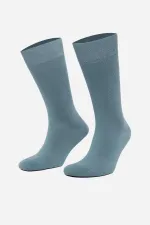 Mısırlı Erkek Modal Tekli Soket Çorap Pastel Mavi