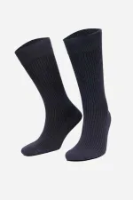 Chaussettes égyptiennes pour homme en bambou, coloris gris fumé.