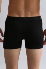 Mısırlı Modal By TENCEL Compact Cotton Classic Boxer Shorts Black
