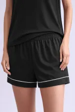 Short mini en bambou noir pour femme égyptienne